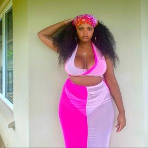 Pink Two piece set from Touch Dolls Boutique